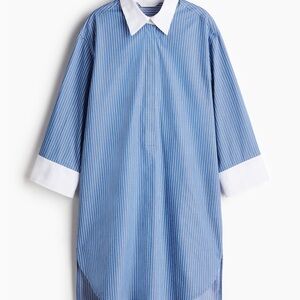 H&M COTTON TWILL SHIRT DRESS